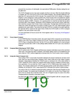 浏览型号ATMEGA48V-10MMHR的Datasheet PDF文件第119页
