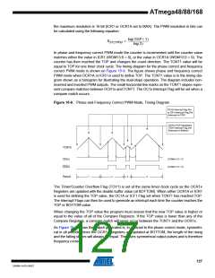 浏览型号ATMEGA48V-10MMHR的Datasheet PDF文件第127页