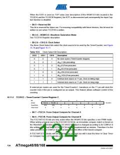 浏览型号ATMEGA48V-10MMHR的Datasheet PDF文件第134页