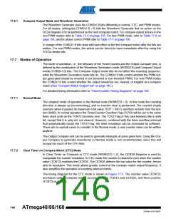 浏览型号ATMEGA48V-10MMHR的Datasheet PDF文件第146页