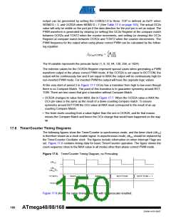 浏览型号ATMEGA48V-10MMHR的Datasheet PDF文件第150页