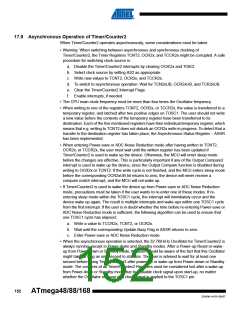 浏览型号ATMEGA48V-10AUR的Datasheet PDF文件第152页