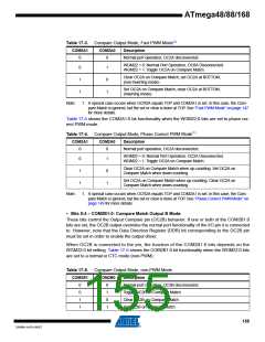 浏览型号ATMEGA48V-10AUR的Datasheet PDF文件第155页