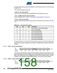 浏览型号ATMEGA48V-10AUR的Datasheet PDF文件第158页