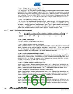 浏览型号ATMEGA48V-10AUR的Datasheet PDF文件第160页