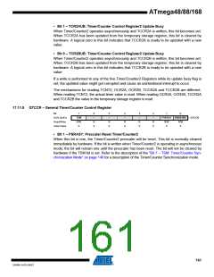 浏览型号ATMEGA48V-10AUR的Datasheet PDF文件第161页