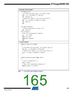 浏览型号ATMEGA48V-10AUR的Datasheet PDF文件第165页