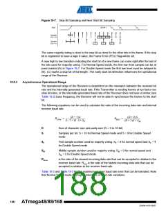 浏览型号ATMEGA48V-10AUR的Datasheet PDF文件第188页