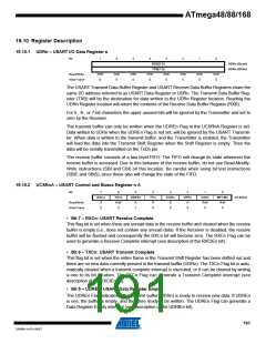 浏览型号ATMEGA48V-10AUR的Datasheet PDF文件第191页