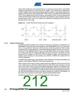 浏览型号ATMEGA48V-10AUR的Datasheet PDF文件第212页