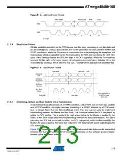 浏览型号ATMEGA48V-10AUR的Datasheet PDF文件第213页