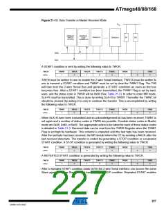 浏览型号ATMEGA48V-10AUR的Datasheet PDF文件第227页