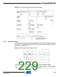 浏览型号ATMEGA48V-10AUR的Datasheet PDF文件第229页