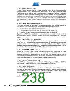 浏览型号ATMEGA48V-10AUR的Datasheet PDF文件第238页