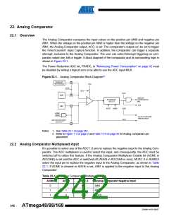 浏览型号ATMEGA48V-10AUR的Datasheet PDF文件第242页