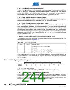 浏览型号ATMEGA48V-10AUR的Datasheet PDF文件第244页