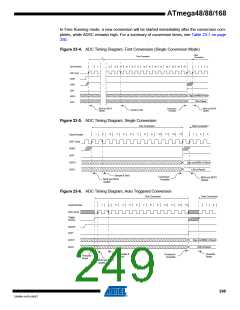 浏览型号ATMEGA48V-10AUR的Datasheet PDF文件第249页