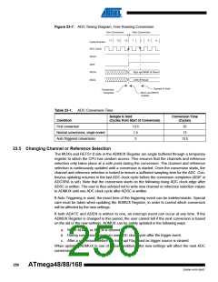 浏览型号ATMEGA48V-10AUR的Datasheet PDF文件第250页