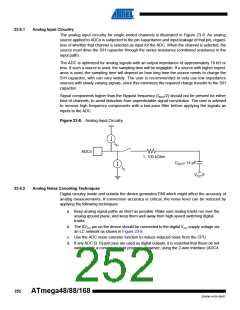 浏览型号ATMEGA48V-10AUR的Datasheet PDF文件第252页