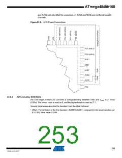 浏览型号ATMEGA48V-10AUR的Datasheet PDF文件第253页