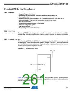 浏览型号ATMEGA48V-10AUR的Datasheet PDF文件第261页