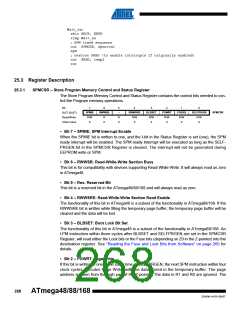 浏览型号ATMEGA48V-10AUR的Datasheet PDF文件第268页