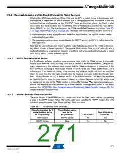 浏览型号ATMEGA48V-10AUR的Datasheet PDF文件第271页