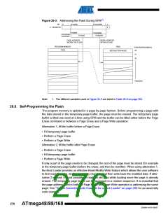 浏览型号ATMEGA48V-10AUR的Datasheet PDF文件第276页