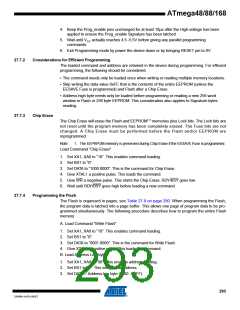 浏览型号ATMEGA48V-10AUR的Datasheet PDF文件第293页