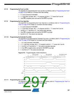 浏览型号ATMEGA48V-10AUR的Datasheet PDF文件第297页