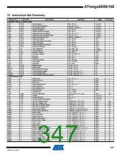 浏览型号ATMEGA48V-10AUR的Datasheet PDF文件第347页
