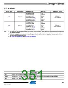 浏览型号ATMEGA48V-10AUR的Datasheet PDF文件第351页