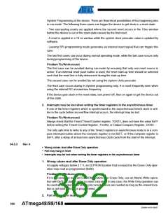 浏览型号ATMEGA48V-10AUR的Datasheet PDF文件第362页