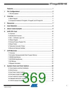 浏览型号ATMEGA48V-10AUR的Datasheet PDF文件第369页