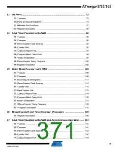 浏览型号ATMEGA48V-10AUR的Datasheet PDF文件第371页