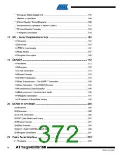 浏览型号ATMEGA48V-10AUR的Datasheet PDF文件第372页