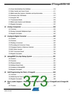 浏览型号ATMEGA48V-10AUR的Datasheet PDF文件第373页