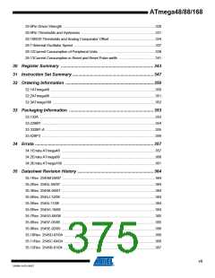 浏览型号ATMEGA48V-10AUR的Datasheet PDF文件第375页
