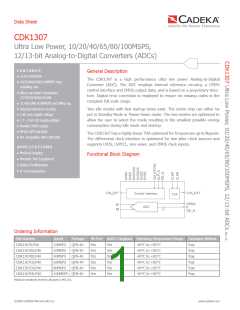 浏览型号CDK1307_09的Datasheet PDF文件第1页