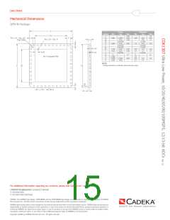 浏览型号CDK1307EILP40的Datasheet PDF文件第15页