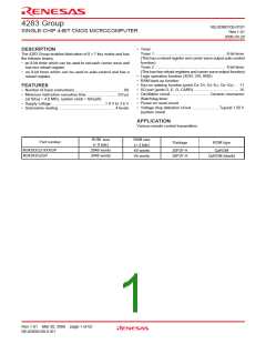 浏览型号M34283G2-XXXGP的Datasheet PDF文件第1页