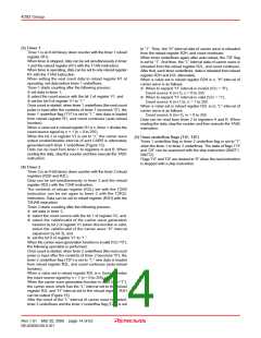 浏览型号M34283G2-XXXGP的Datasheet PDF文件第14页