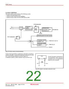 浏览型号M34283G2-XXXGP的Datasheet PDF文件第22页