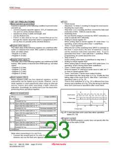 浏览型号M34283G2-XXXGP的Datasheet PDF文件第23页