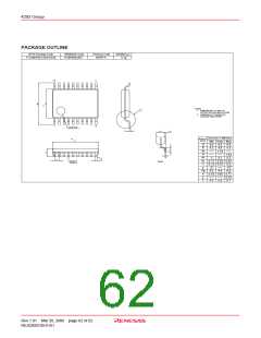 浏览型号M34283G2-XXXGP的Datasheet PDF文件第62页