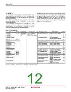 浏览型号M38586GE-XXXSP的Datasheet PDF文件第12页