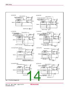 浏览型号M38586GE-XXXSP的Datasheet PDF文件第14页