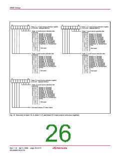 浏览型号M38586GE-XXXSP的Datasheet PDF文件第26页