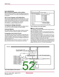 浏览型号M38586GE-XXXSP的Datasheet PDF文件第52页