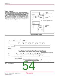 浏览型号M38586GE-XXXSP的Datasheet PDF文件第54页